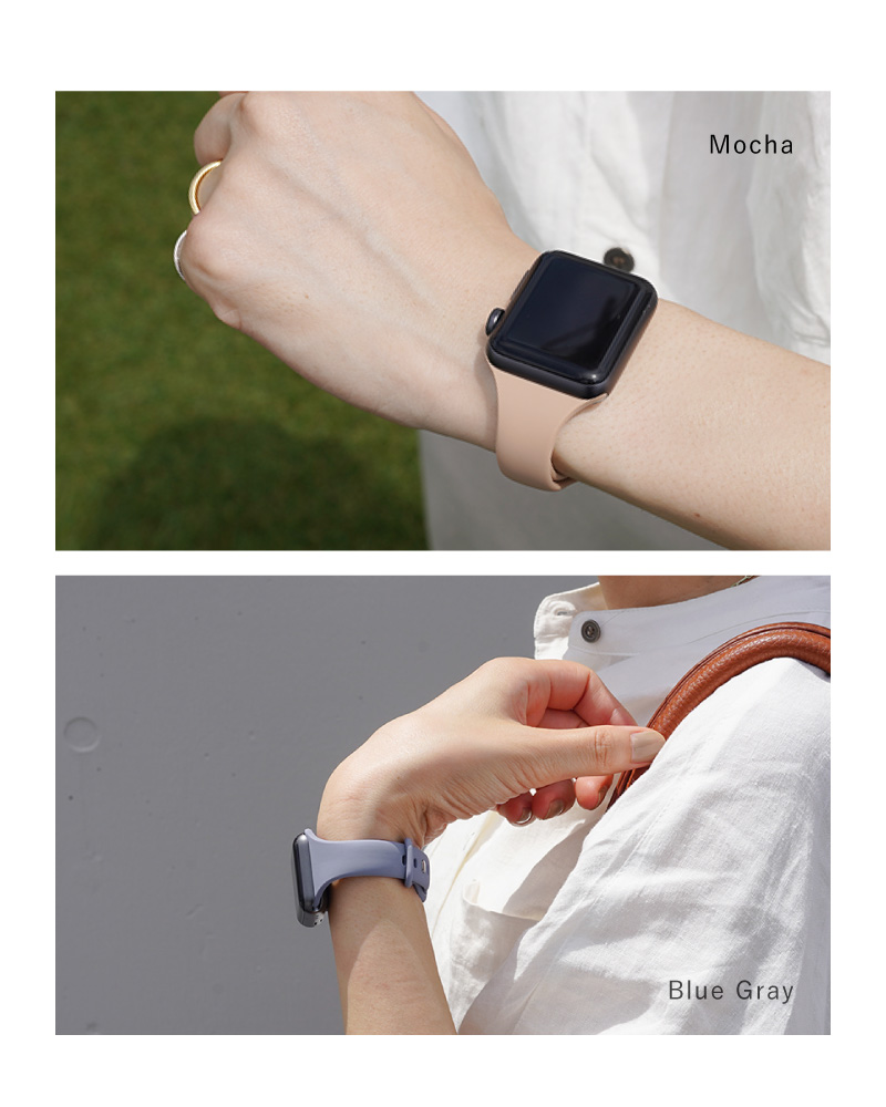 ＼1/3までクーポンで20％off／アップルウォッチ バンド レディース シリコン ベルト apple watch スポーツ おしゃれ かわいい スリム 細い | LASIEM | 12