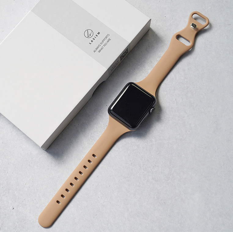 ＼1/3までクーポンで20％off／アップルウォッチ バンド レディース シリコン ベルト apple watch スポーツ おしゃれ かわいい スリム 細い | LASIEM | 05