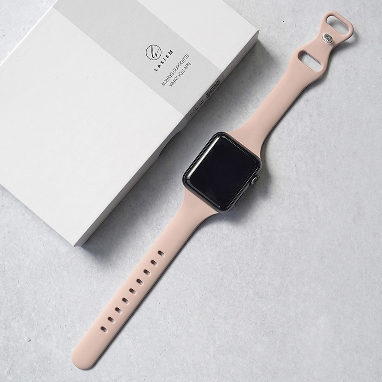 ＼1/3までクーポンで20％off／アップルウォッチ バンド レディース シリコン ベルト apple watch スポーツ おしゃれ かわいい スリム 細い | LASIEM | 01