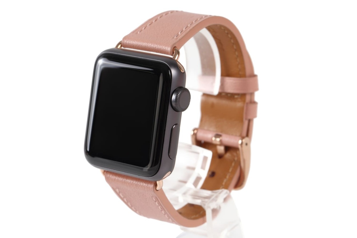 アップルウォッチ バンド 革 レディース 本革 レザー  ベルト apple watch ビジネス 女性 かわいい おしゃれ くすみカラー ラシエム | LASIEM | 01