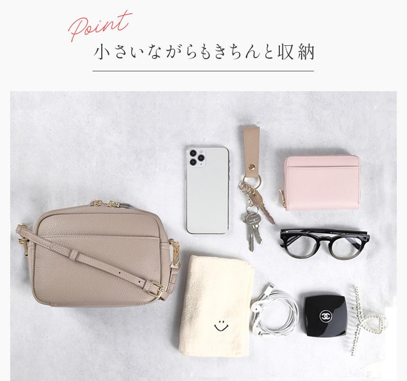 ＼1/3までクーポンで20％off／ショルダーバッグ レディース 斜めがけ レザー ブランド 小さめ 軽い ミニバッグ ポシェット コンパクト かわいい | LASIEM | 16