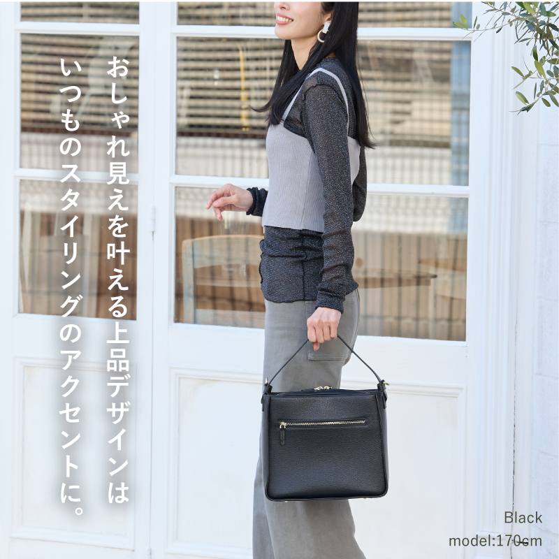 LASIEM ハンドバッグ ショルダーバッグ 本革 レディース 斜