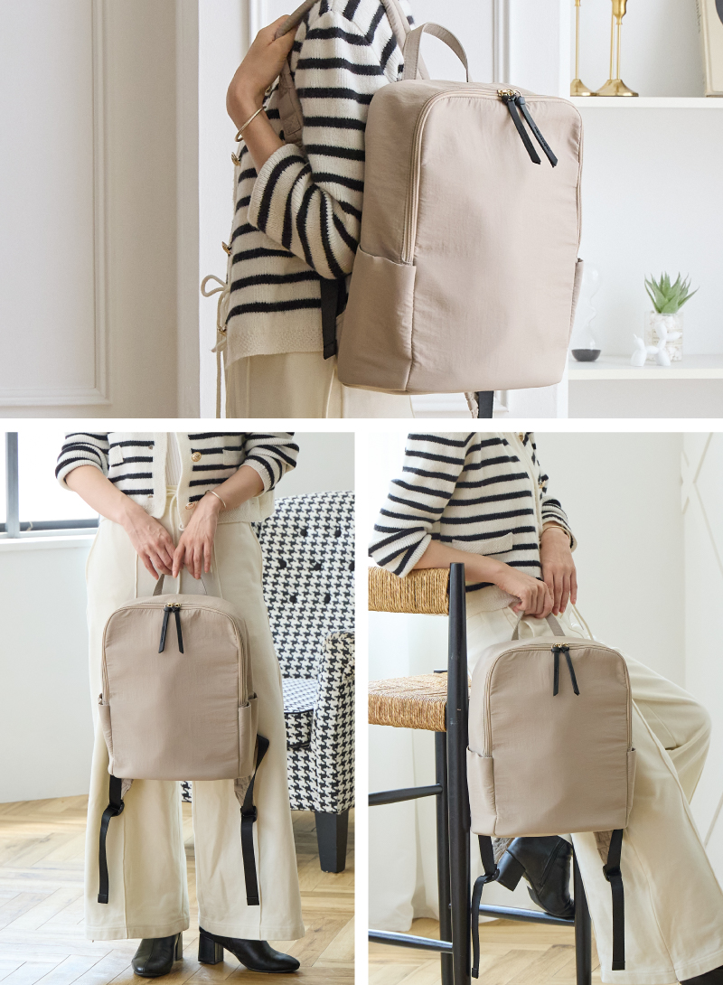 リュック レディース 軽い ナイロン 通勤 マザーズバッグ a4 30代 40代 50代 ラシエム | LASIEM | 09