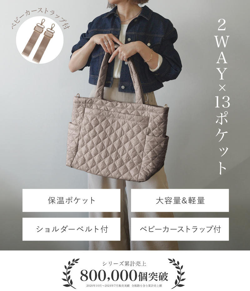 ＼1/3までクーポンで20％off／マザーズバッグ トート ショルダー ショルダーバッグ トートバッグ マザーズバッグ ヌビバッグ ラシエム | LASIEM | 04