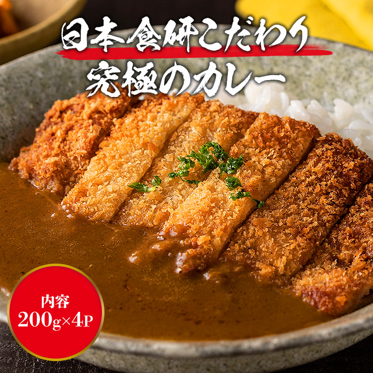 カレー レトルト 食研カレー 200g×4袋 中辛 ビーフカレー 日本食研 業務用 メール便 常温便 :alla-085:食の達人 お取り寄せグルメ  - 通販 - Yahoo!ショッピング