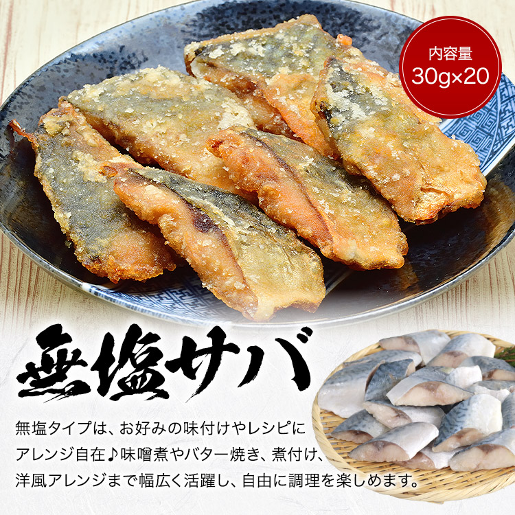 さば さけ 骨取り 有塩さば 無塩さけ 切り身セット 1.2kg(30g×20切×2) 冷凍 骨なし 鯖 サバ 鮭 一口サイズ 関連画像4