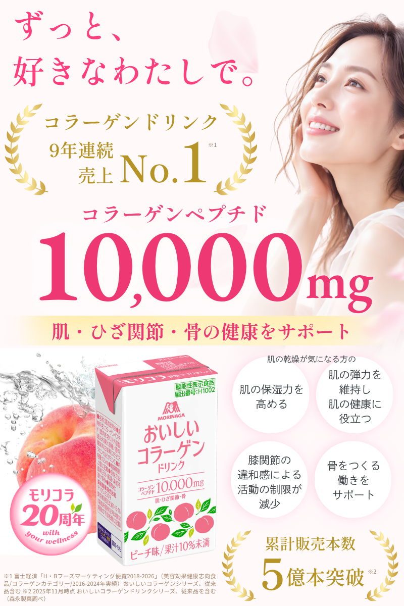 森永製菓 コラーゲンドリンク おいしいコラーゲンドリンク コラーゲン
