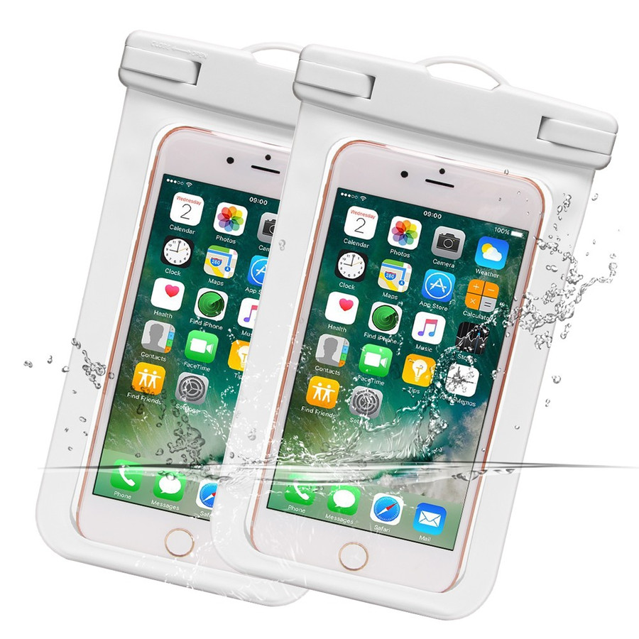 【在庫セール】防水ケース 2個セット 携帯ケース 6.0インチ以下 iPhoneシリーズ機種対応 お風呂 海水浴 水泳など適用 指紋認証//Face ID認証対応 IPX8防水 | ブランド登録なし | 01