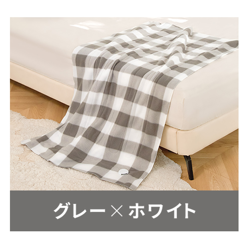 電気毛布 掛け敷き兼用 140x80cm 電気ブランケット 10段階温度調節 ヒーターブランクケット 洗える極軽設計 静電気防止 ダニ退治 抗菌 防臭 冷え予防 防寒対策 | ブランド登録なし | 03