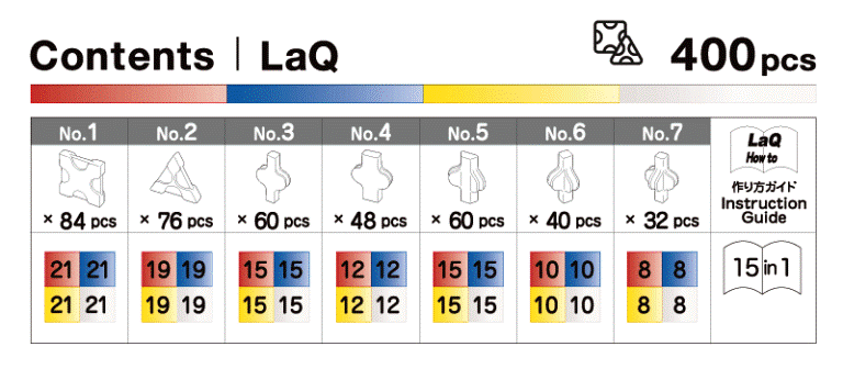 LaQクリスタルパーツ