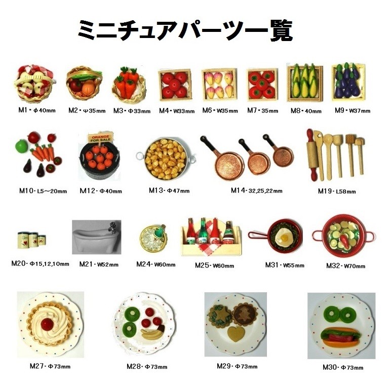 ミニチュア一覧1