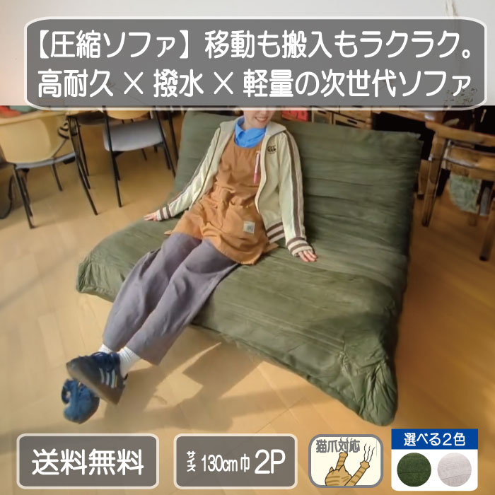 今、SNSで話題沸騰、軽量、撥水、引っ掻きに強い、高耐久の2P2人掛けソファー 1302人掛け チャペル サカイ工芸