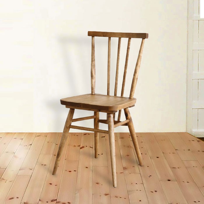 今なら送料無料！バーチ材を使った丸みのあるオイル仕上げの板座のコンパクトな北欧風ダイニングチェアー アンジー アネモネチェア 食卓イス Anemone chair and-g nora.