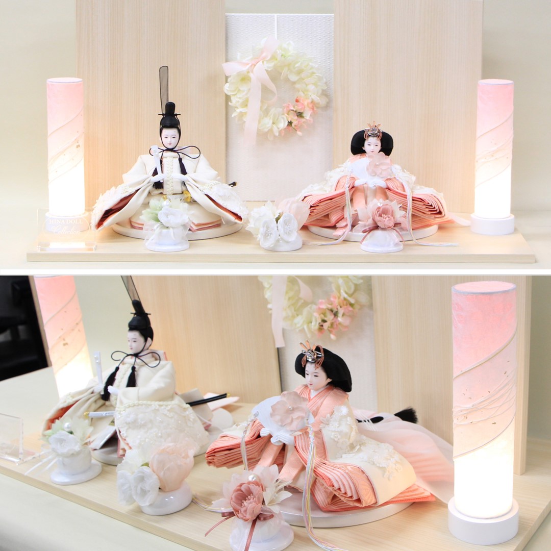 売る なら 小三五親王飾り 平飾り Little Flower Flora 幅70cm