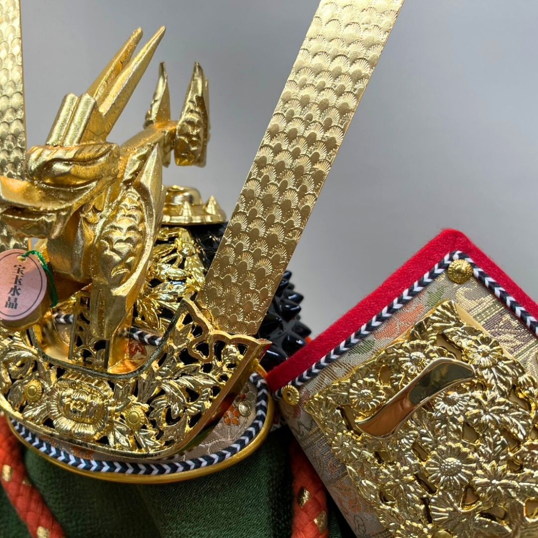 五月人 兜飾り 単品 20号 銀杏兜 初節句 御祝い プレゼント 伝統工芸品