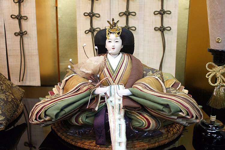 アート&デザイン後藤由香子作 星の花 創作雛人形平飾り : 人形の