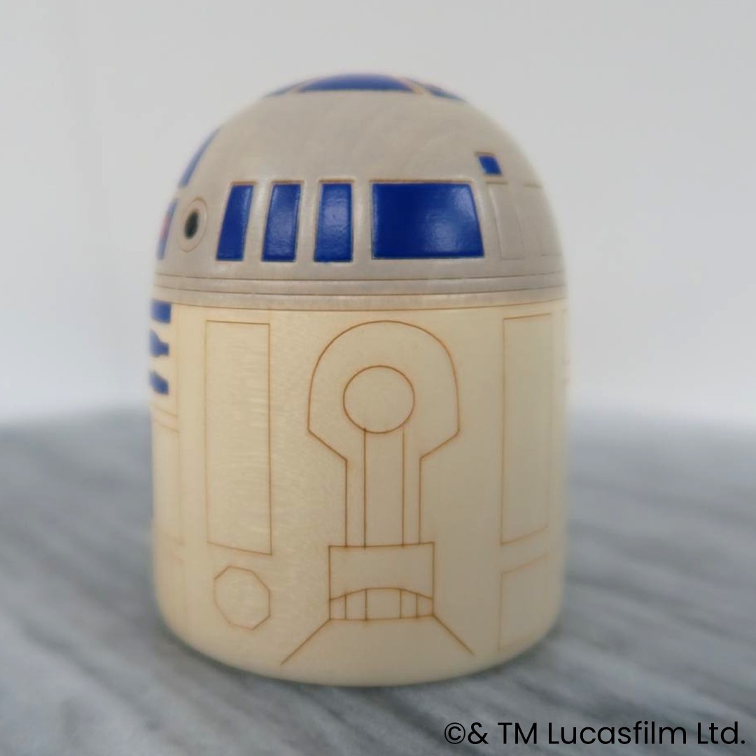 卯三郎作 こけし R2-D2 No-15-5 スターウォーズ : 人形のモリシゲ