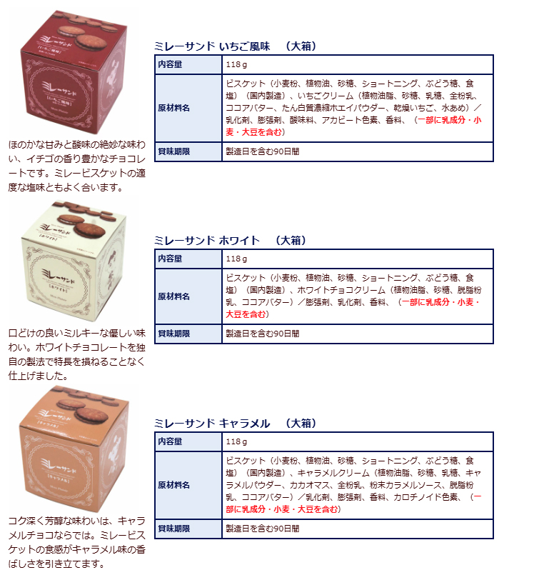 ミレーアソート缶＆BOXセット モンプレジール いちご風味 ホワイト