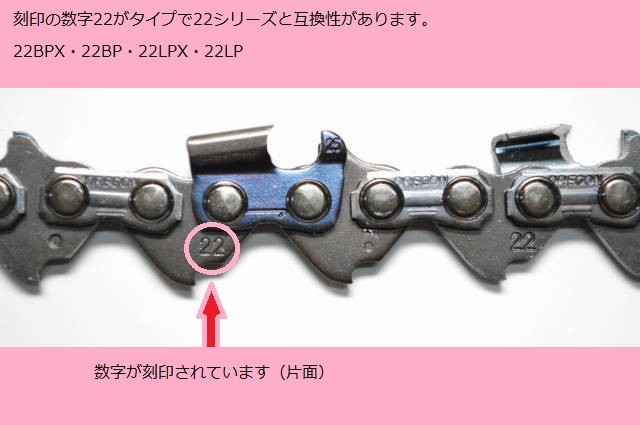 スチール STIHL 3686 互換 チェーンソー 刃 22BPX74E オレゴン