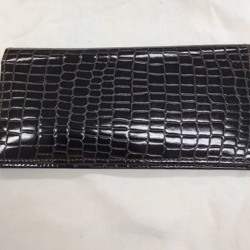 皇居　限定販売　新品　クロコ型押し　長財布　ブラック　プレゼントに♪ 皇居 限定販売 新品 クロコダイル型押し 長財布 ブラック プレゼントに