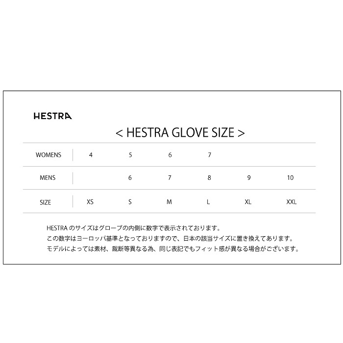 HESTRA ヘストラ スノーグローブ 3-FINGER FULL LEATHER SHORT 3