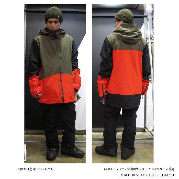 VOLCOM ウェア BL STRETCH GORE-TEX JACKET 日本一掃 www.m