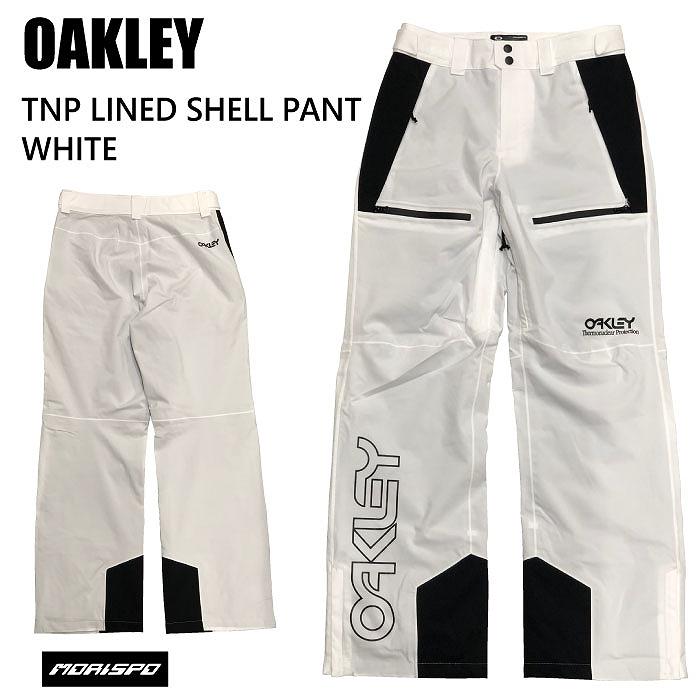 OAKLEY オークリー ウェア TNP LINED SHELL PANT 22-23 WHITE スノーボード スキー ボード メンズ パンツ