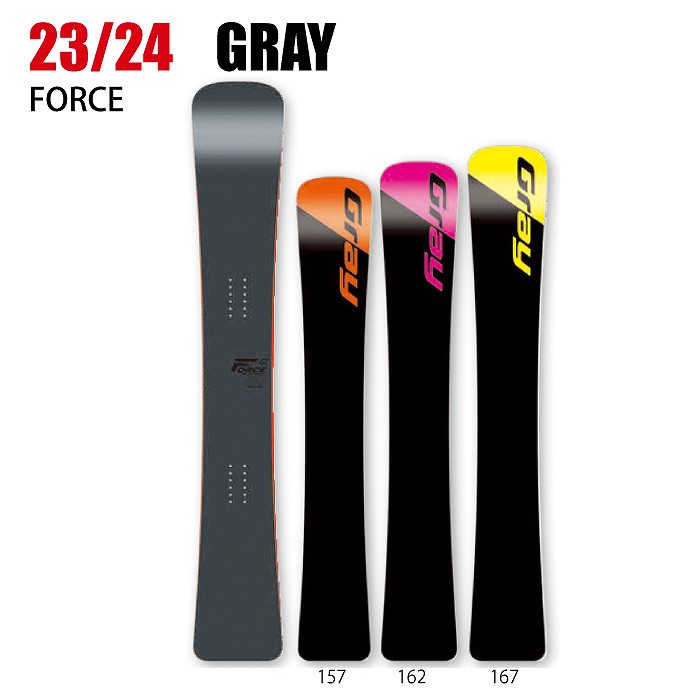 モデル 2022 GRAY グレイ FORCE フォース 21-22 アルペン カービング