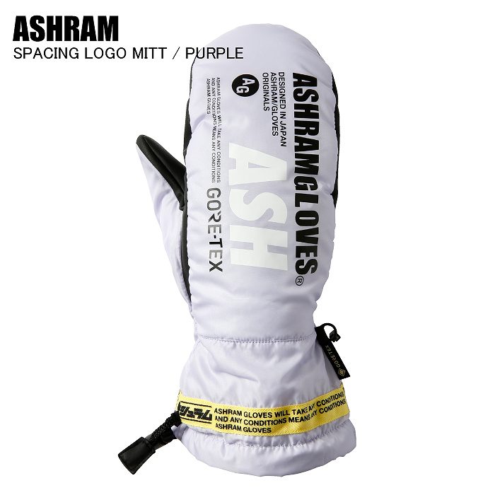 ASHRAM アシュラム SPACING LOGO MITT スペーシングロゴミトン PURPLE パープル スキー スノーボード スノボ グローブ  防寒 :00402012212877:モリヤマスポーツ Yahoo!店 - 通販 - Yahoo!ショッピング