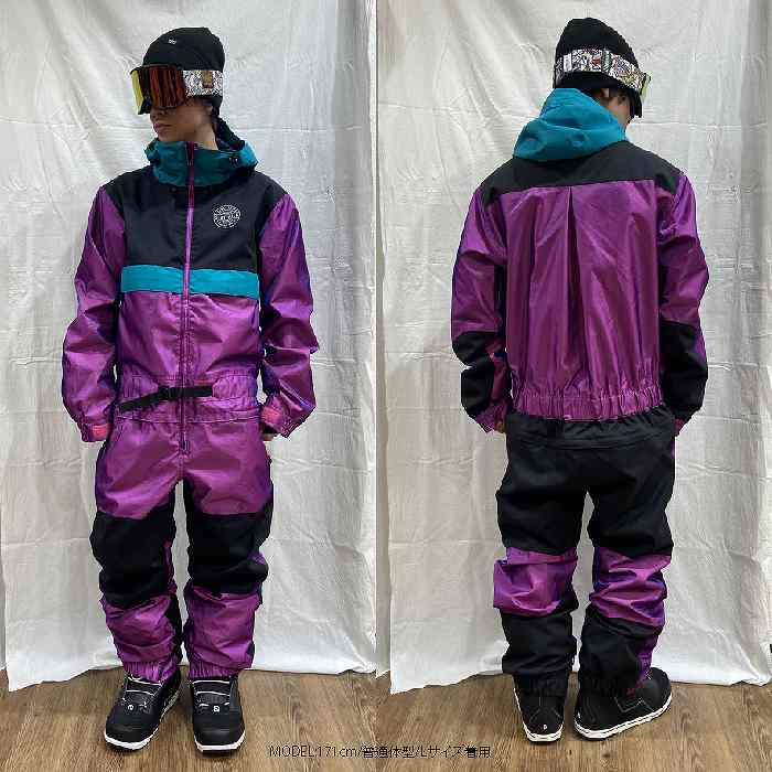 AIRBLASTER エアブラスター Kook Suit Purple Shimmer 23-24 ボードウェア メンズ つなぎ スーツ スノーボード  エアブラ