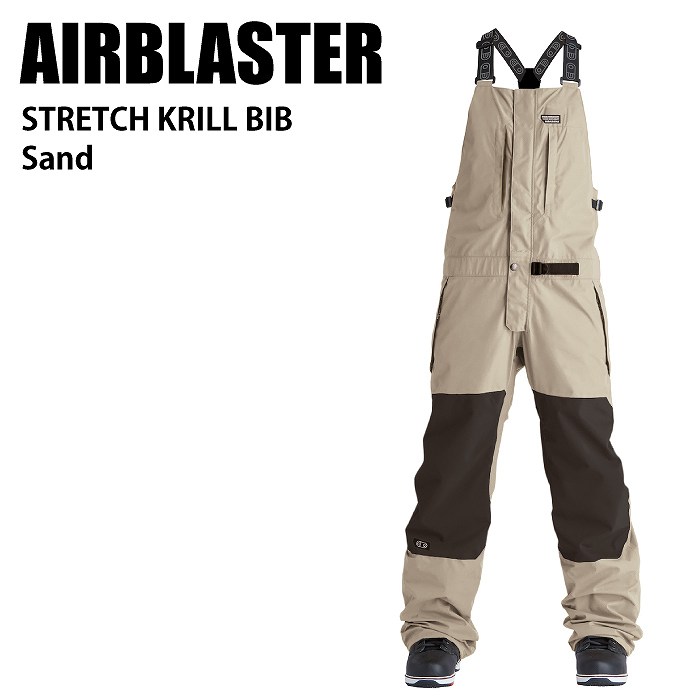 AIRBLASTER エアブラスター Stretch Krill Bib Sand 23-24 