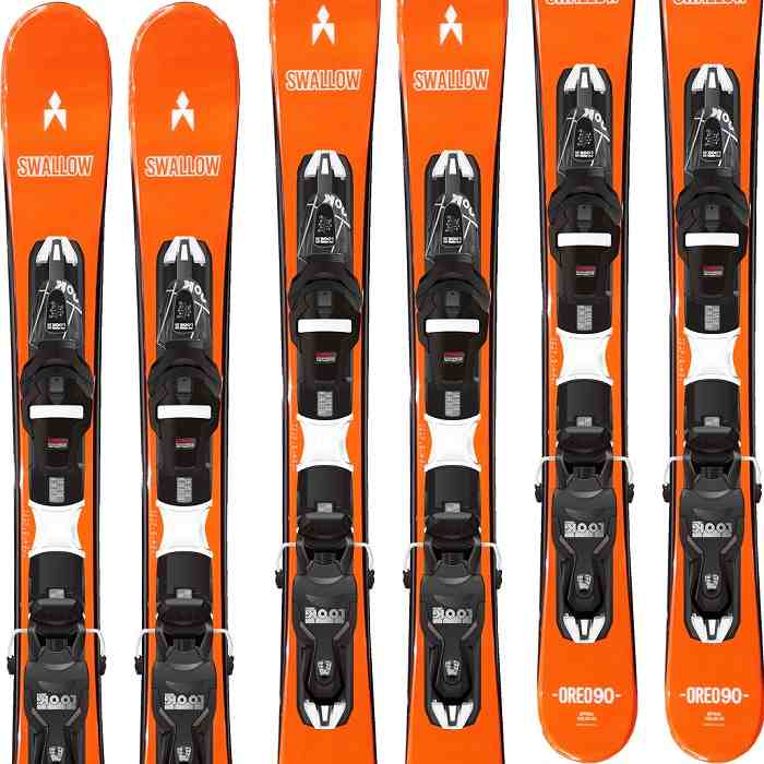 スワロー スキー板 2024 SWALLOW OREO 90 OR XPRESS 10 GW OR オレオ ファンスキー ビンディングセット  23-24 スキー板