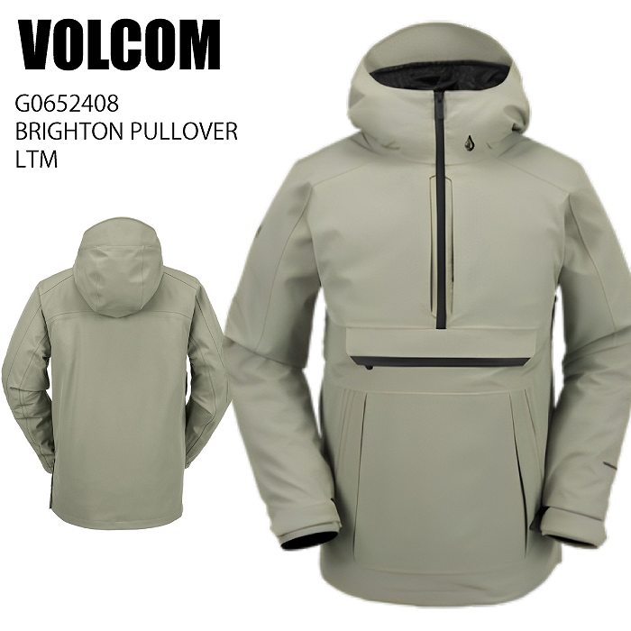 VOLCOM ボルコム G0652408 BRIGHTON PULLOVER LTM 23-24 ボードウェア メンズ ジャケット プルオーバー スノーボード VOLCOM ボルコム G0652408 BRIGHTON PULLOVER LTM 23-24 ボードウェア