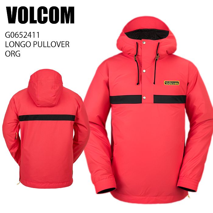 VOLCOM ボルコム G0652411 LONGO PULLOVER ORG 23-24 ボードウェア