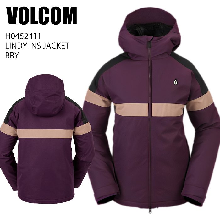 VOLCOM ボルコム H0452411 LINDY INS JACKET BRY 23-24 ボードウェア レディース ジャケット スノーボード 22470-1.jpg