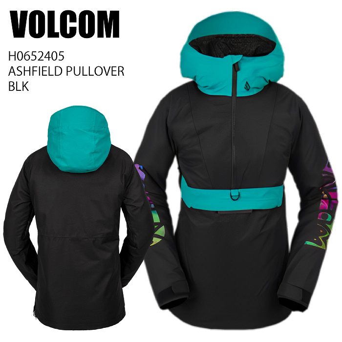 VOLCOM ボルコム H0652405 ASHFIELD PULLOVER BLK 23-24 ボードウェア