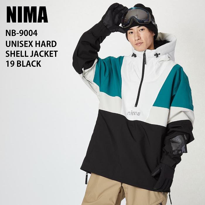 NIMA ニーマ NB-9004 ジャケット 19ブラック 23-24 ボードウェア メンズ スノボ スキー ユニセックス