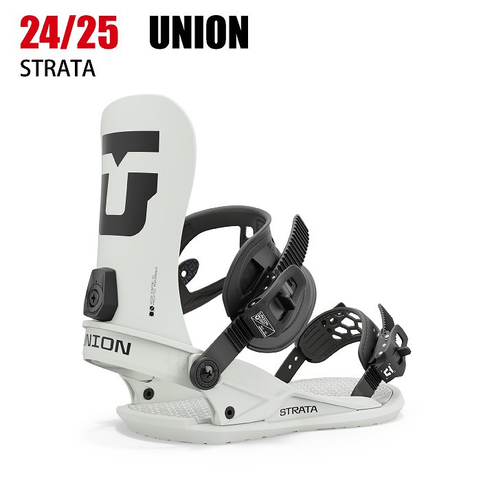 2025 UNION ユニオン STRATA ストラータ BONE WHITE 24-25 スノーボード ビンディング バインディング