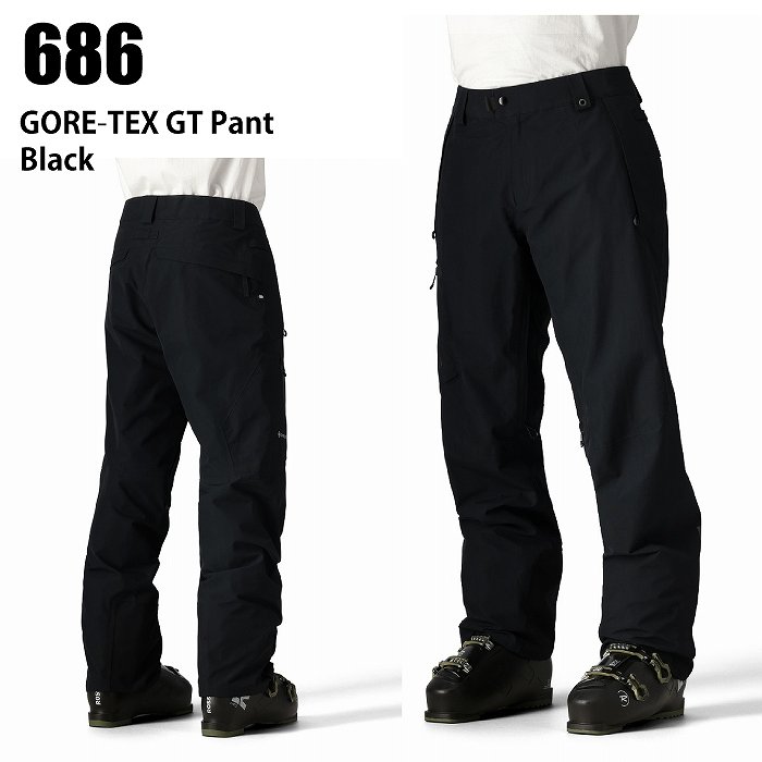 686 シックスエイトシックス M2W203 GORE-TEX GT PANT BLACK 24-25