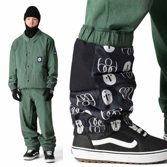 686 シックスエイトシックス M4WN225 DOJO PANT FOREST GREEN DENIM 24-25 ウエア メンズ パンツ ロクハチ 25819-2.jpg