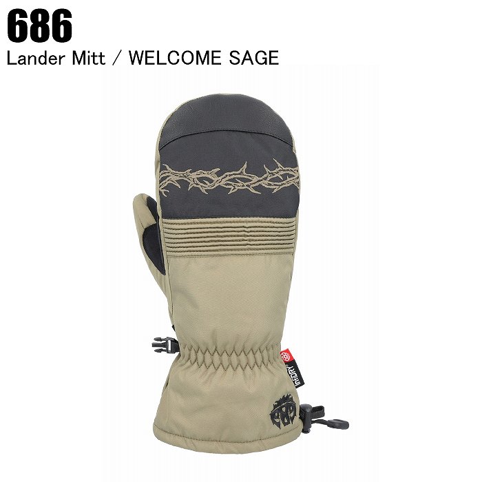 686 シックスエイトシックス M2WGLV113 LANDER MITT WELCOME SAGE