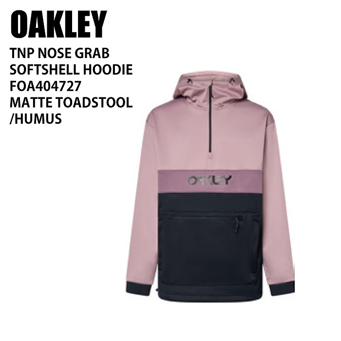 OAKLEY オークリー FOA404727 TNP NOSE GRAB SOFTSHELL HOODIE MATTE TOADSTOOL/HUMUS 24-25 ウエア メンズ 耐水 スノボ ライトウエア OAKLEY オークリー FOA404727 TNP NOSE GRAB SOFTSHELL HOODIE MATTE
