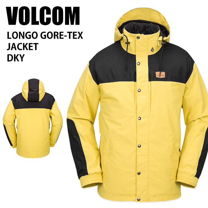 VOLCOM ボルコム LONGO GORE-TEX JACKET DKY 24-25 ウエア ユニセックス ジャケット スキー スノーボード ゴアテックス 防水  G0652505 VOLCOM ボルコム LONGO GORE-TEX JACKET DKY 24-25 ウエア ユニ