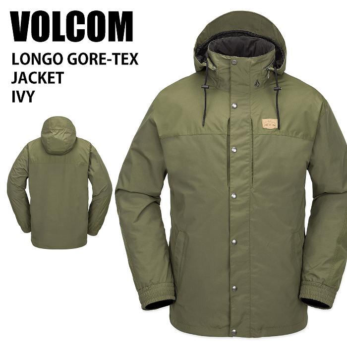 VOLCOM ボルコム LONGO GORE-TEX JACKET IVY 24-25 ウエア ユニセックス ジャケット スキー スノーボード ゴアテックス 防水  G0652505 VOLCOM ボルコム LONGO GORE-TEX JACKET IVY 24-25 ウエア ユニ