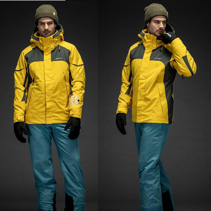 PHENIX フェニックス ESM24OT31 Arch Jacket MUSTARD 24-25 ウエア