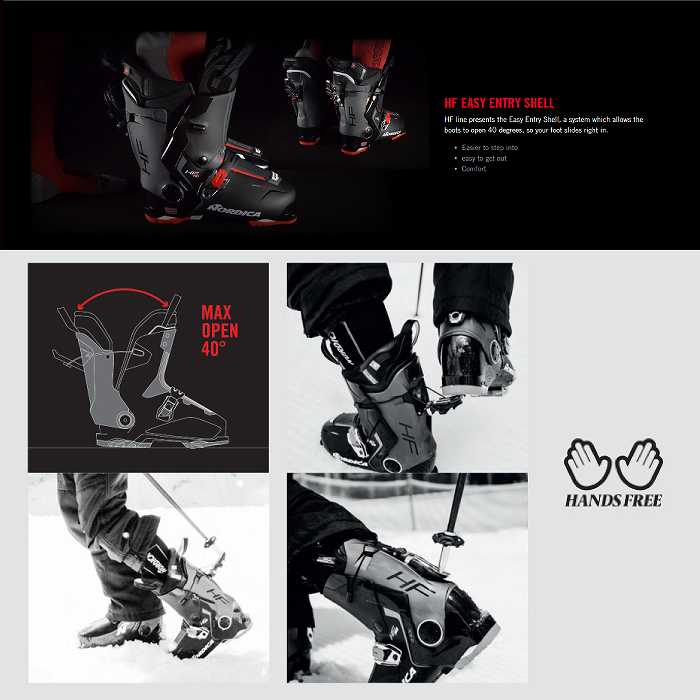 NORDICA（ノルディカ） スキーブーツ 2027 NORDICA HF 100 GRY-BK-WH