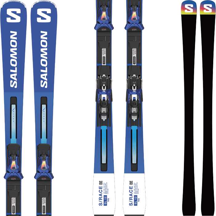 Salomon MINIRACE Short Skis Ski Board Fun Ski Binding