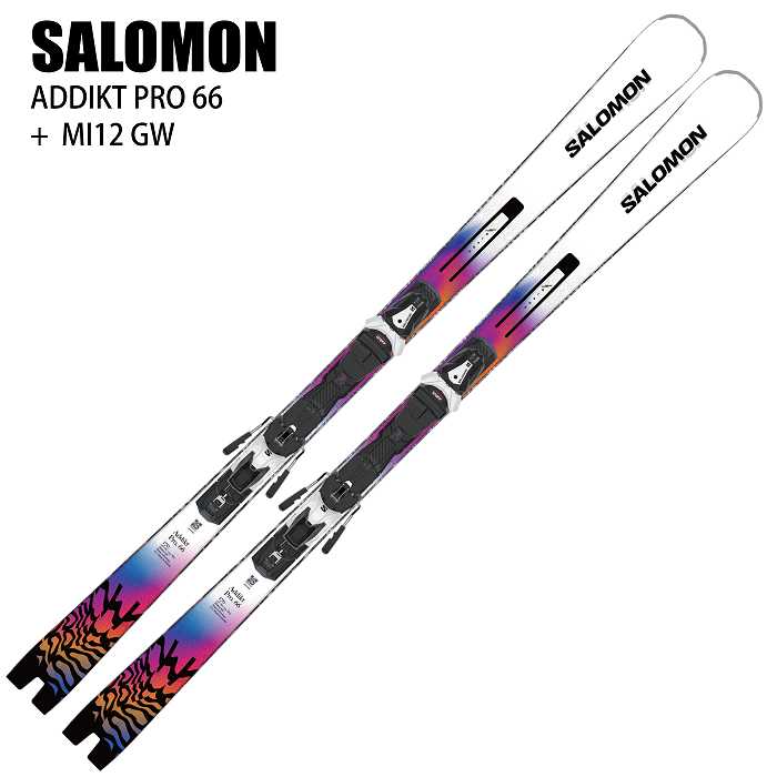 SALOMON サロモン スキー板 2026 ADDIKT PRO 66 + MI12 GW SALOMON サロモン スキー板 2026 ADDIKT PRO 66 + MI12 GW
