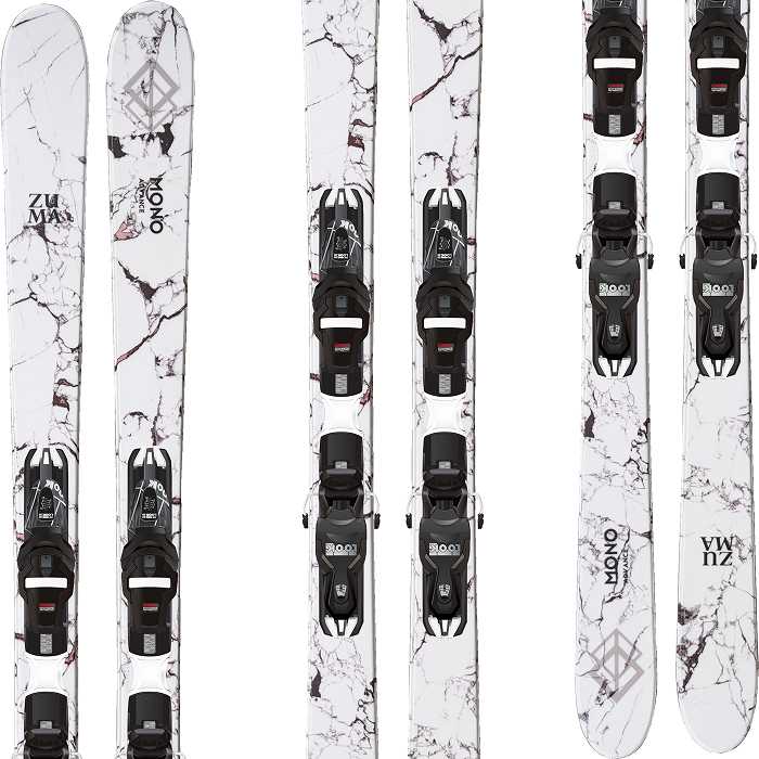 旧モデル [スキー3点セット] ツマ スキー板 2024 ZUMA MONO ADVANCE/WH
