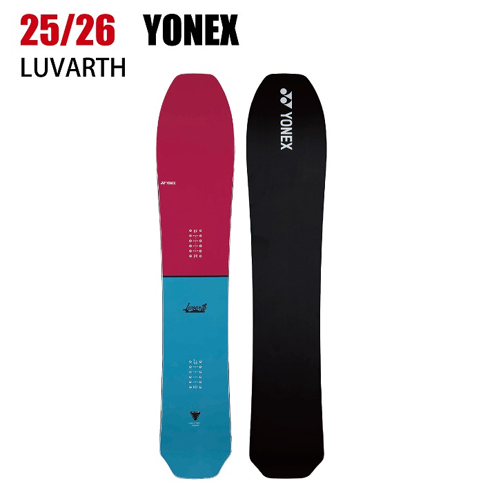 2026 YONEX ヨネックス LUVARTH ラバース 25-26 パウダー ボード板 